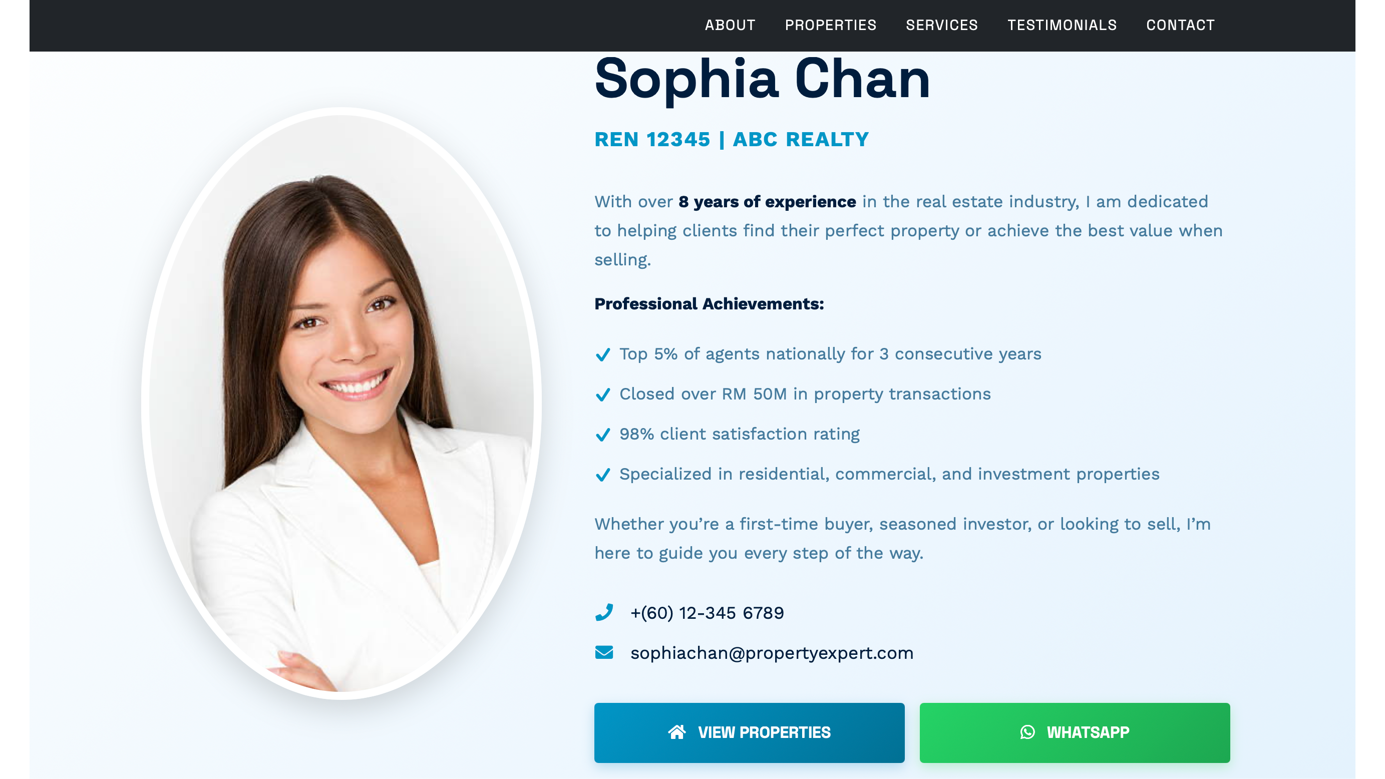 Blue Property Agent